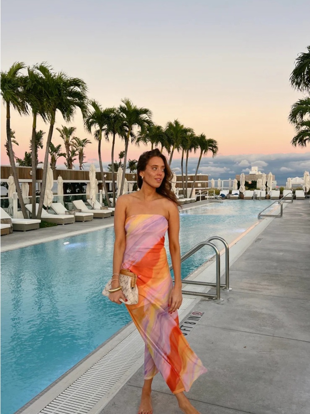 Vestique On the Horizon Strapless Maxi Dress